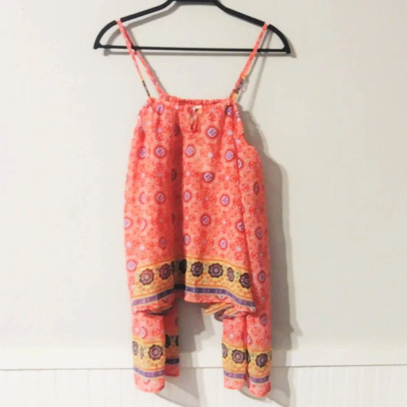 Truth Print Cold Shoulder Top - Picture 1 of 6